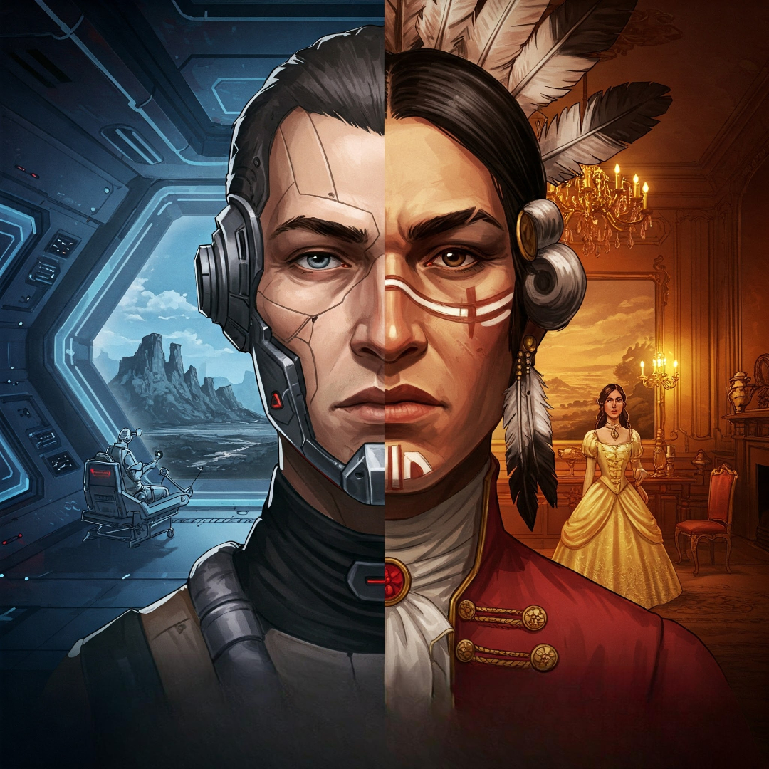 Illustration of starting a game